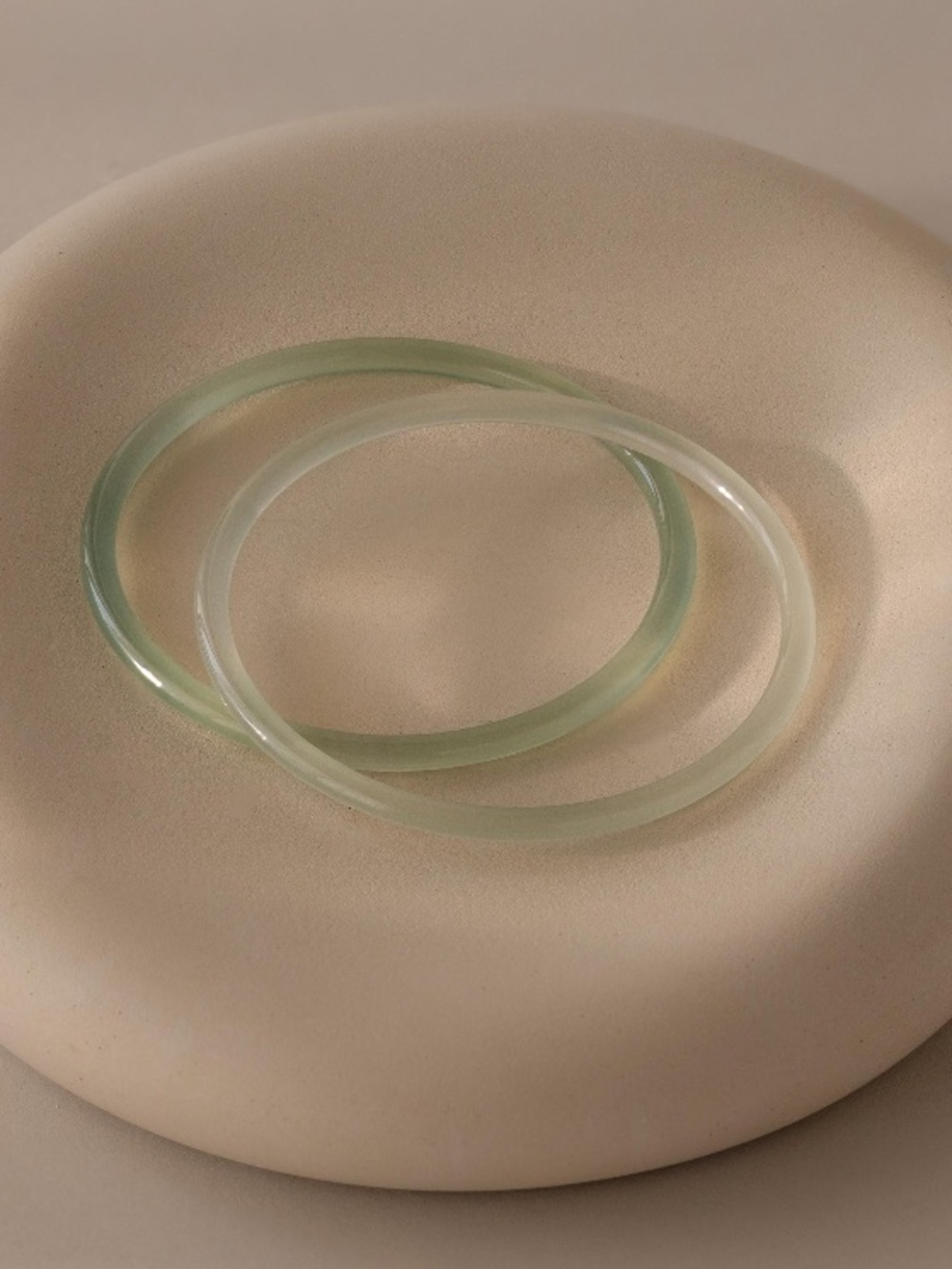 Thin Jade Bangle Set